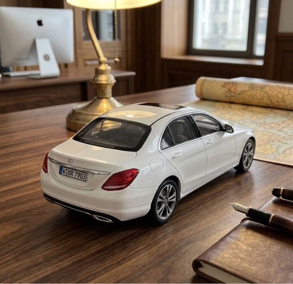 Məhsul: Mercedes‑Benz C‑Class sedan metal model avtomobil (masaüstü — Oyuncaq nəqliyyatı, Bakı (2)