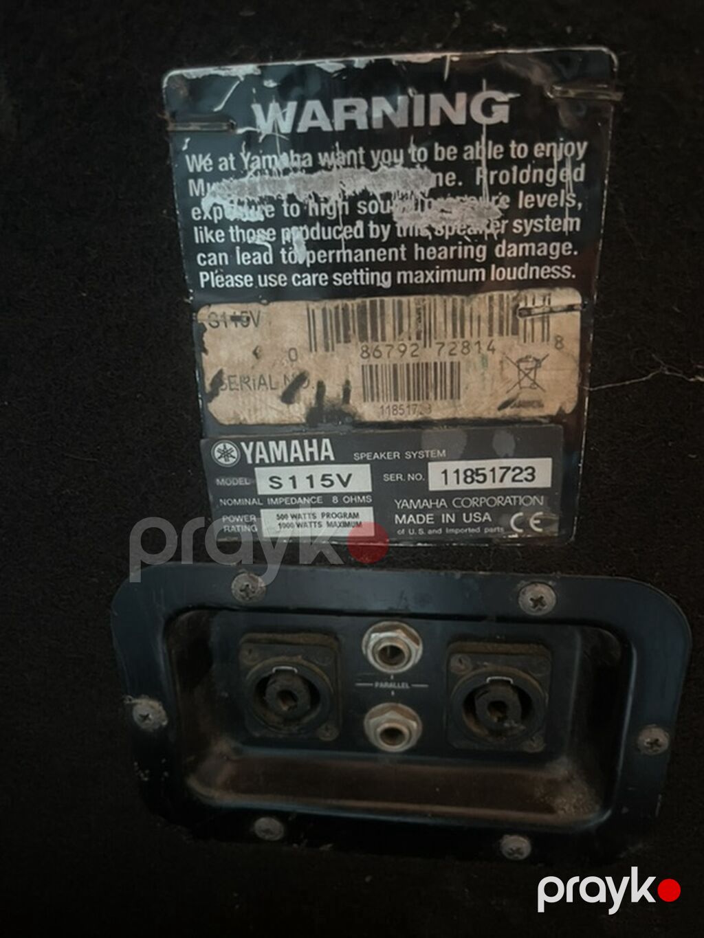 Yamaha səs avadanlığı komplekti Tərkib: - 2 ədəd Yamaha passiv — Studiya və konsert üçün, Saatlı (7)