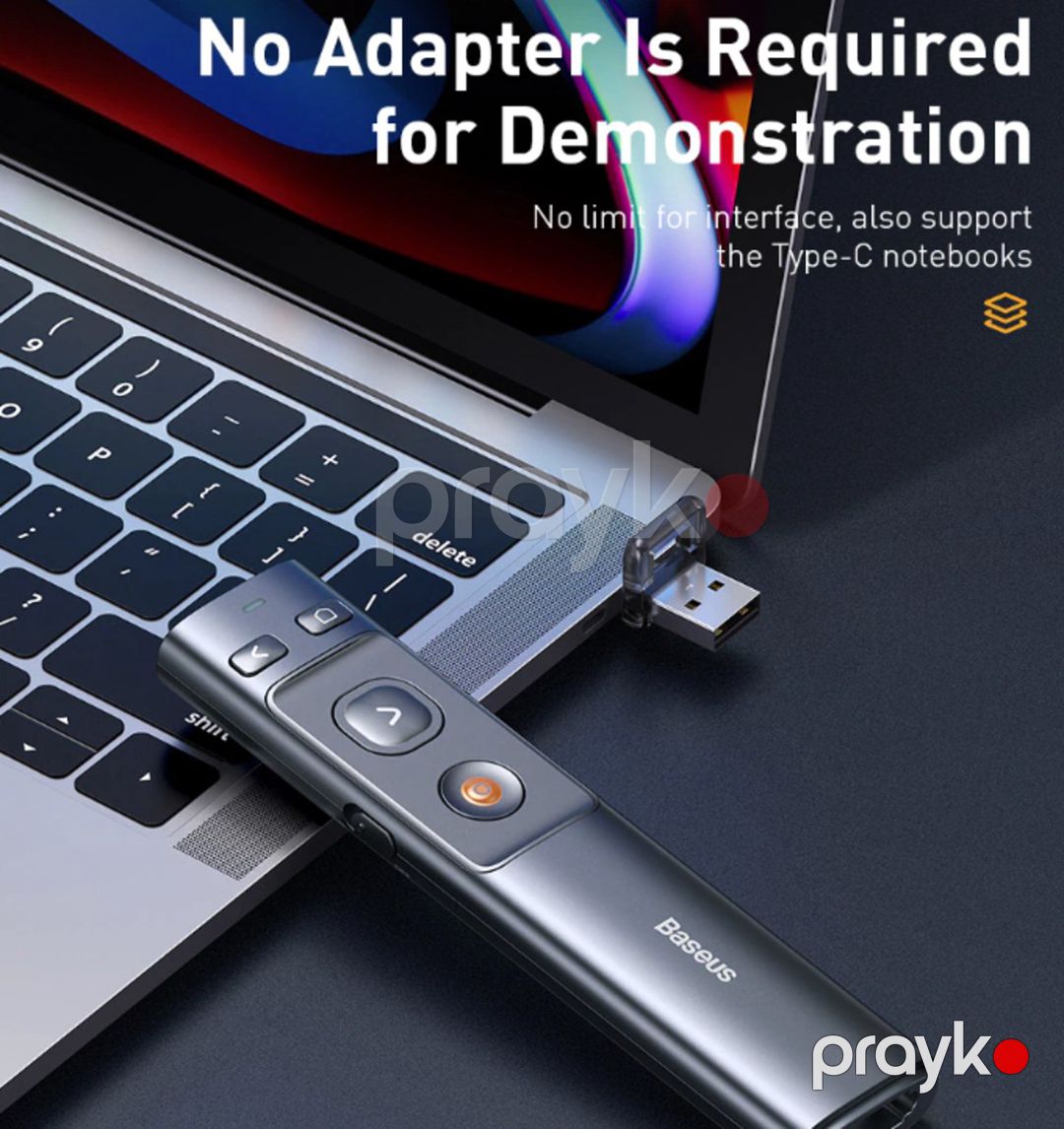 Prezenter Baseus wireless (Typec və USB) — Səs texnikası, Bakı (4)