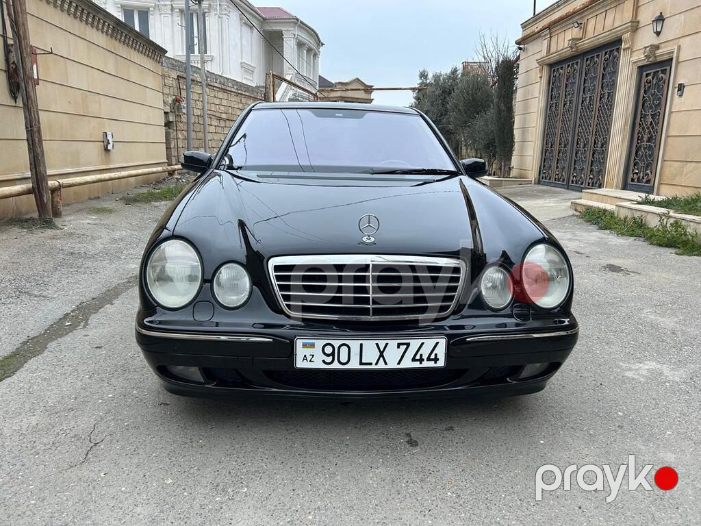 Mercedes E 320, 3.2 L, 2000 il, 295 000 km — Avtomobillər, Bakı (8)