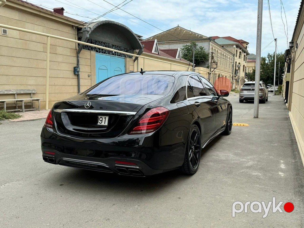 Mercedes S 400 d, 2.9 L, 2017 il, 122 000 km — Avtomobillər, Bakı (3)