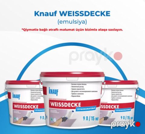 Emulsiya "Knauf Weıssdecke" — Bakı