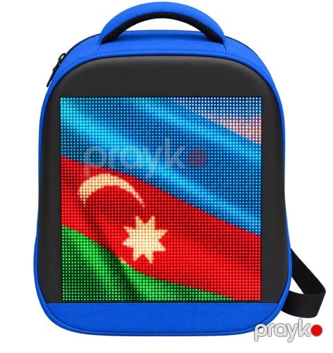 LED ekranlı ağıllı bel çantası - Ön paneldə tam rəngli LED matris — Bakı