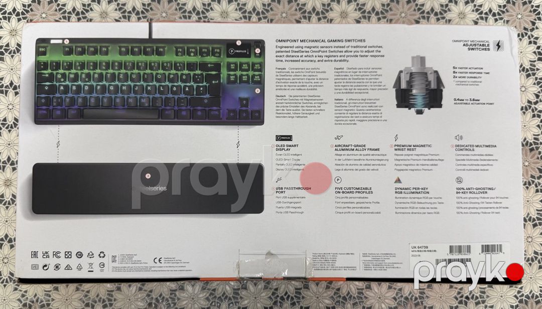 SteelSeries Apex Pro TKL — Periferik cihazlar, Lənkəran (7)