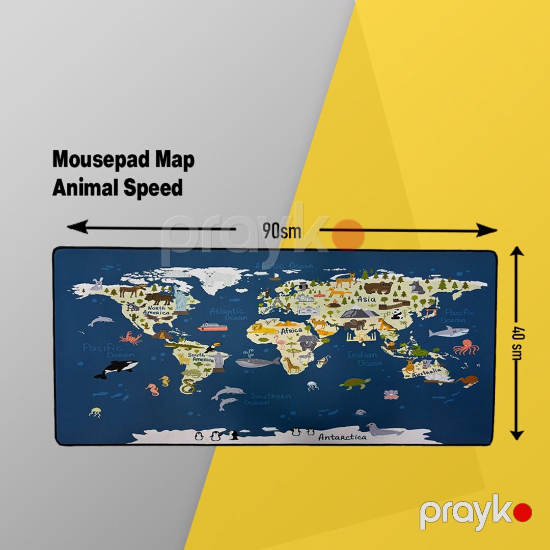 Map Animal Speed 90x40sm siçan altlığı — Periferik cihazlar, Bakı (2)