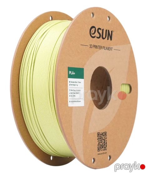 Esun PLA Plus 1.75mm Filament – Xardal Yaşılı, 1 kq PLA+ çevik çap — Bakı