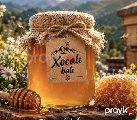 Təbii Xocalı Balı Xocalıda, təbii çiçəklərdən əldə olunan 100% — Bakı