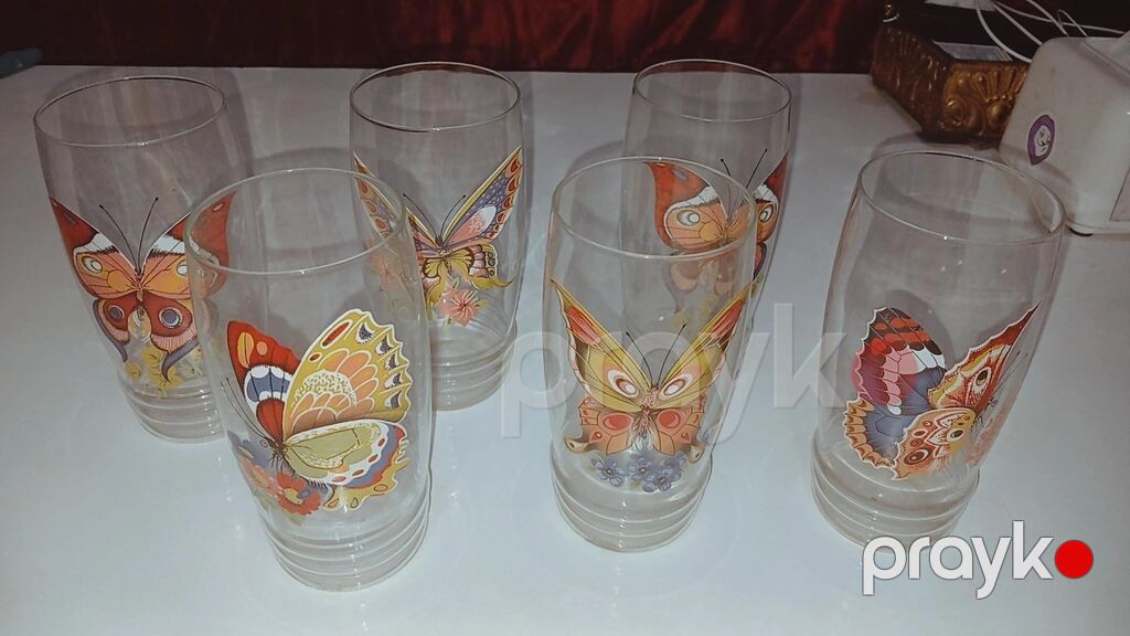 Stəkanlar, Şüşə, 6 ədədli dəst, 250 ml — Süfrə qabı, Bakı (2)