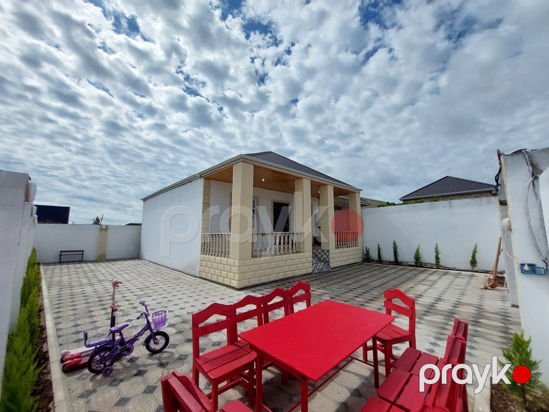 Satılır 3 otaqlı həyət evi/bağ evi 100 m² — Ev, villa, Bakı (3)