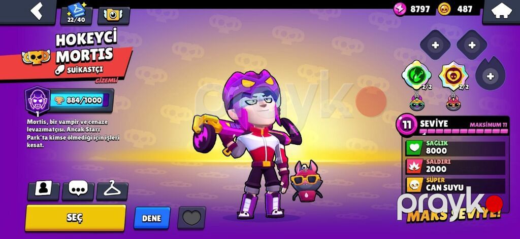 Brawl Stars Hesabı -Nadir Kostümlər ilə dolu hesab - Kupa yolu — Digər, Qəbələ (6)