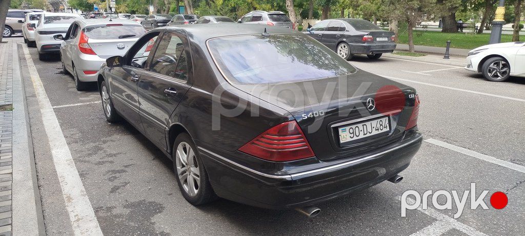 Mercedes S 400, 4.0 L, 2001 il, 385 000 km — Avtomobillər, Bakı (5)