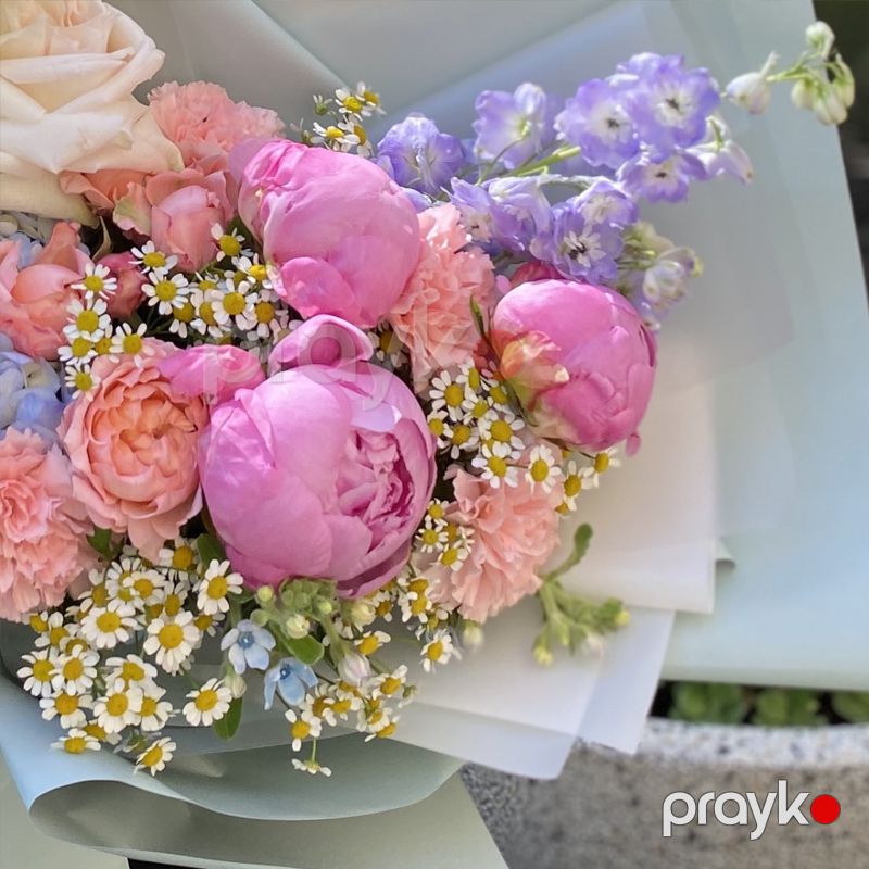 Buket "Zərif hislər" - code:1020 — Bitkilər, Bakı (4)