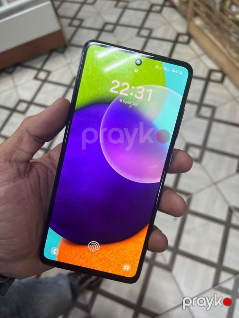 Samsung Galaxy A52, rəng - Mavi, Barmaq izi — Mingəçevir