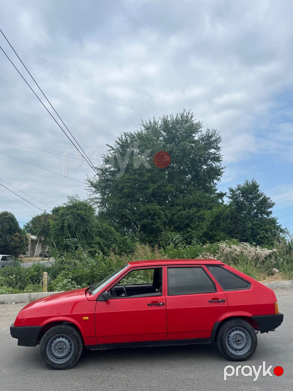 Vaz 2109 (Samara) – qırmızı rəngli, 5 qapılı hetçbek. Texniki və — Avtomobillər, Bakı (5)