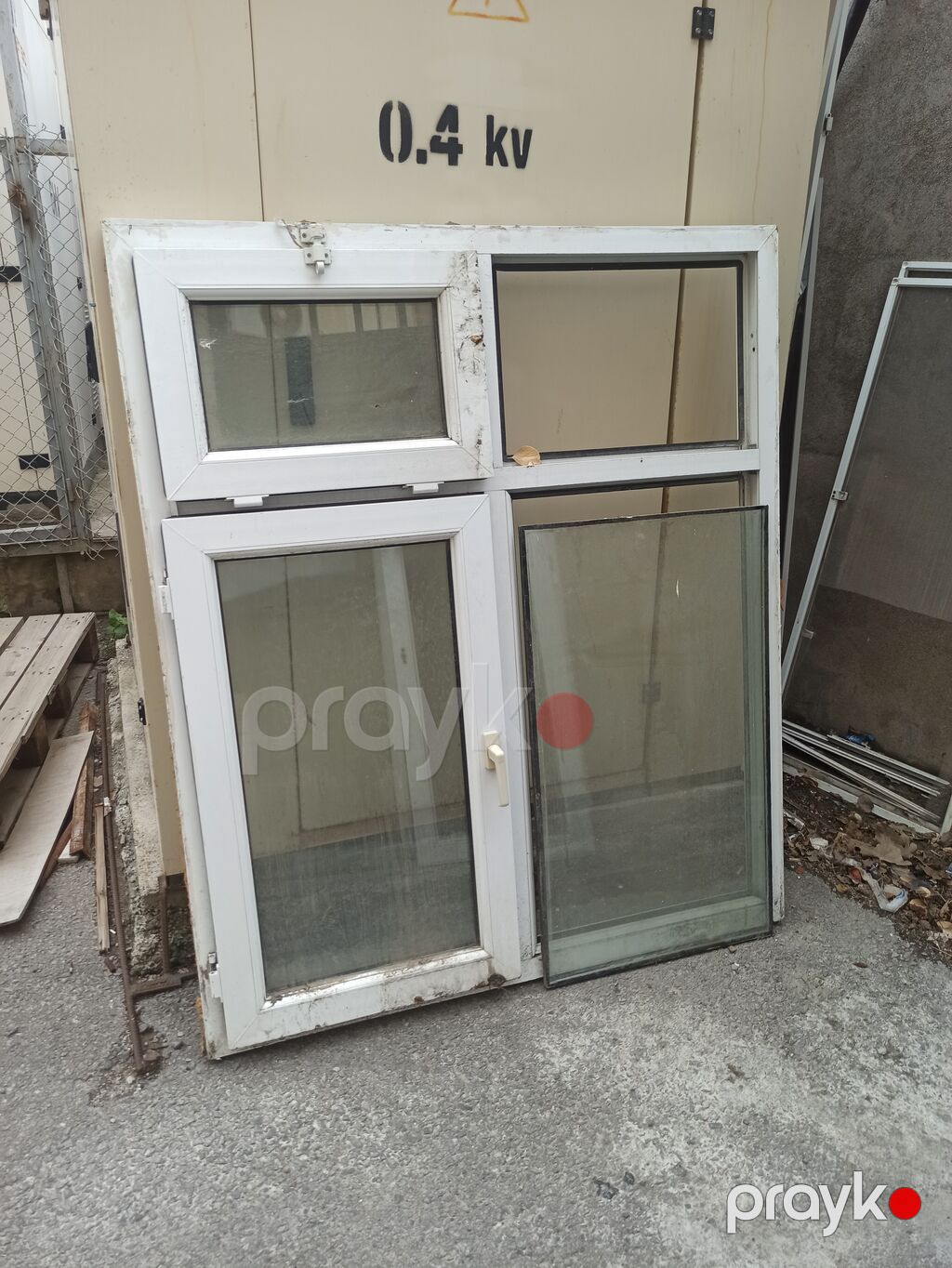 PVC pəncərə bloku - Material: ağ PVC profil - Komplekt: iki bölməli — Pəncərələr, qapılar, balkonlar, Bakı (4)
