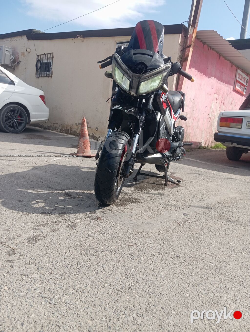 MVR şəhər tipli motosiklet - Kuzov: naked/street dizayn, qara rəngli — Mopedlər və skuterlər, Digah (2)