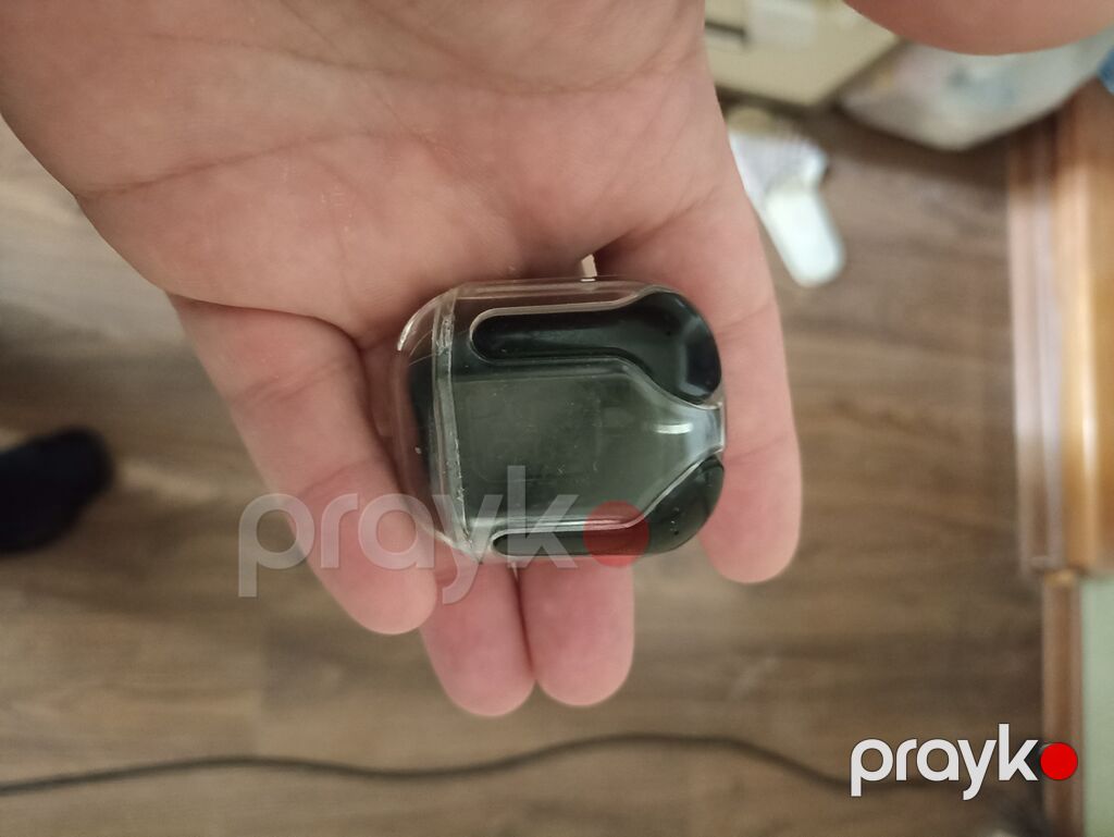 Bluetooth TWS qulaqlıq - Şaffaf qapaqlı kompakt şarj qutusu – cibə — Qulaqcıqlar, Bakı (3)
