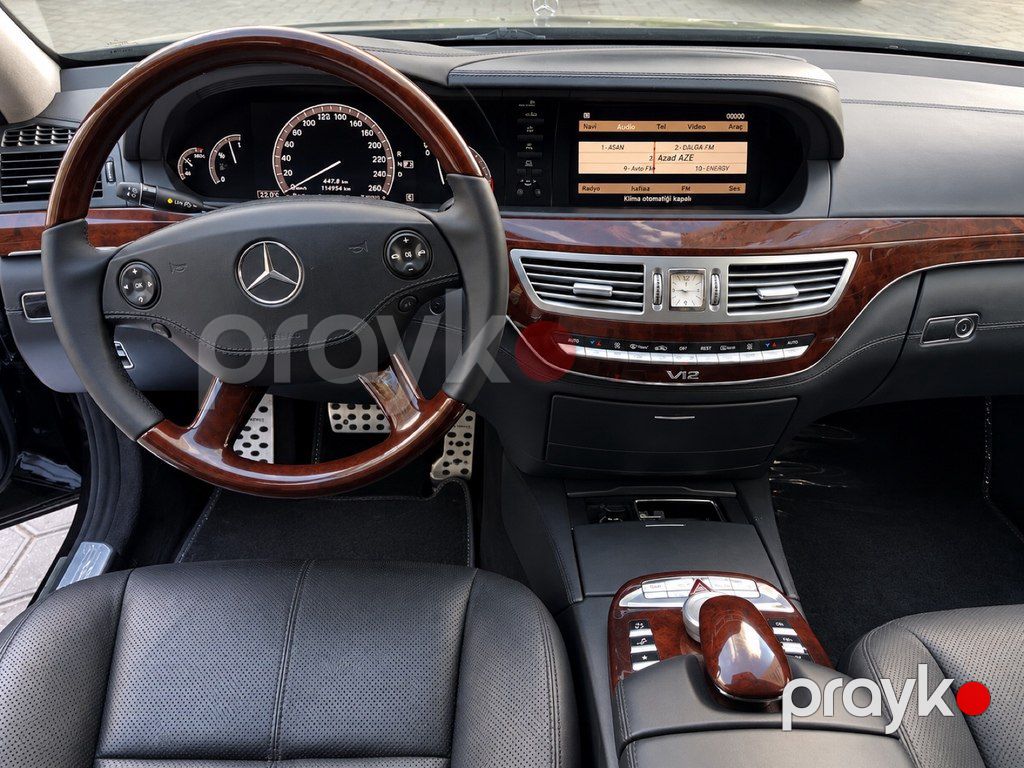 Mercedes S 600, 5.5 L, 2006 il, 114 960 km — Avtomobillər, Bakı (9)