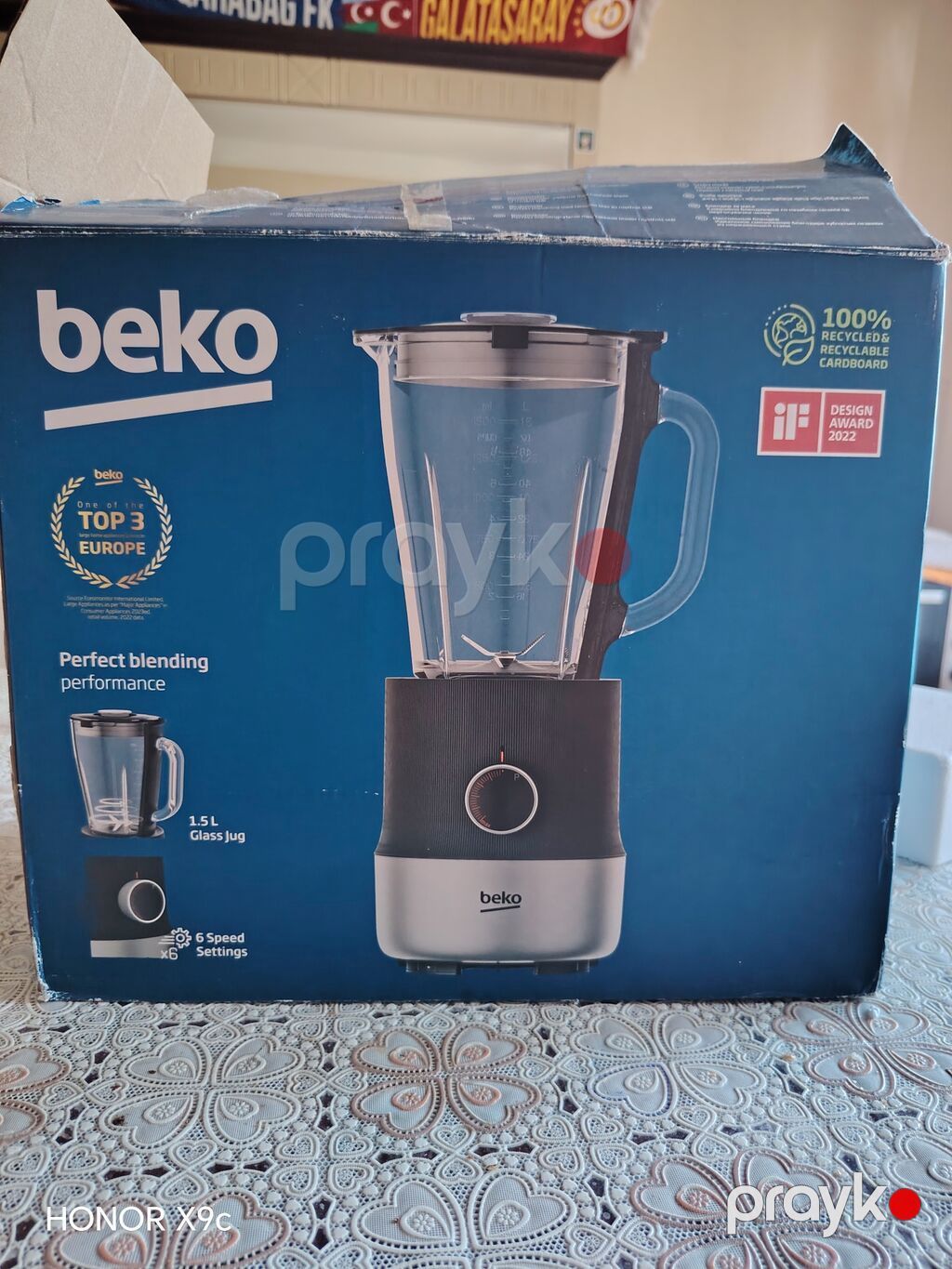 Beko blender - 1,5 l şüşə qab: ölçü cizgiləri ilə, qoxu və dad — Blenderlər, xırdalayanlar və mikserlər, Sumqayıt (2)
