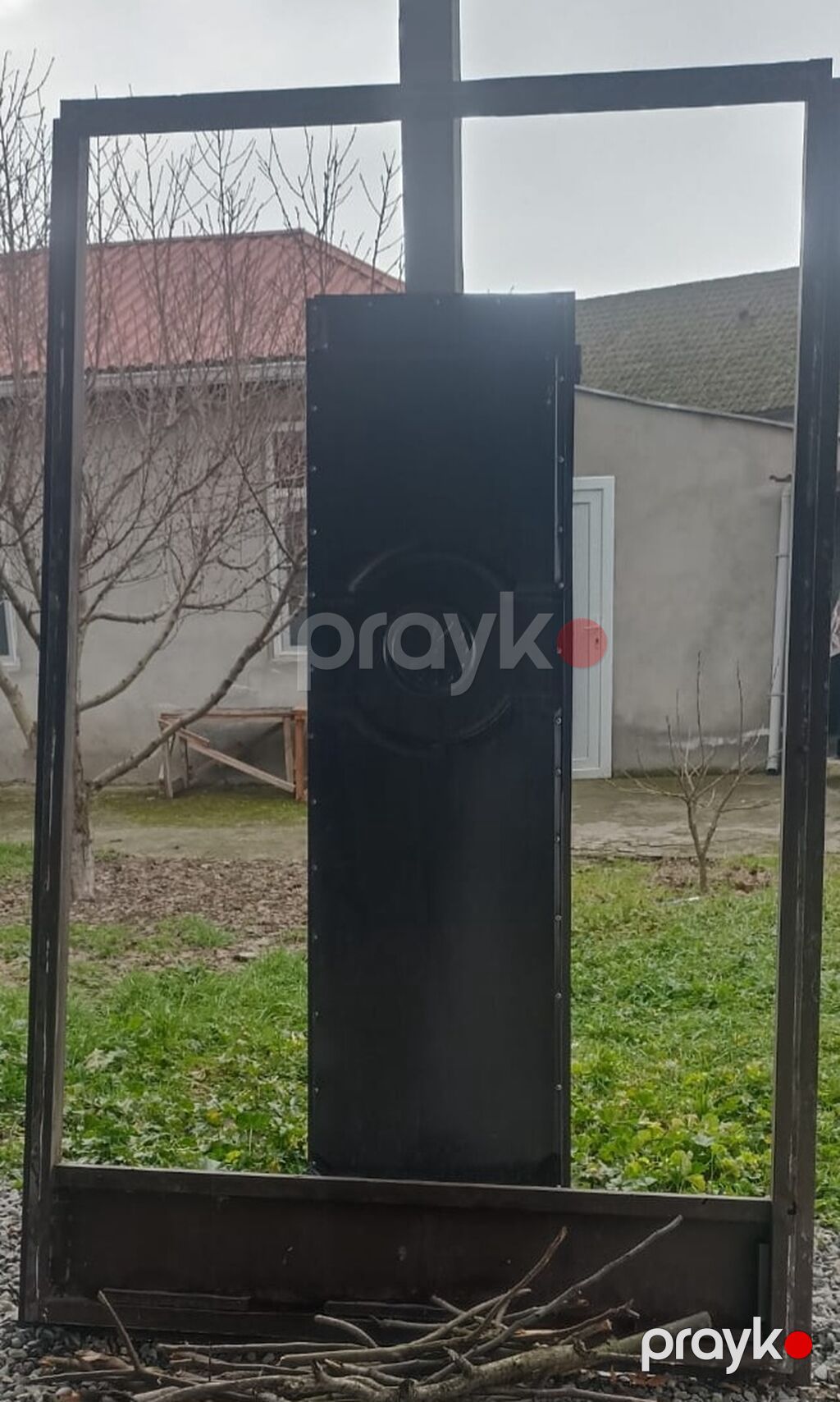 İşlənmiş Giriş qapısı Çərçivə ilə, Zəmanətsiz, Ünvandan götürmə — Pəncərələr, qapılar, balkonlar, Sumqayıt (2)