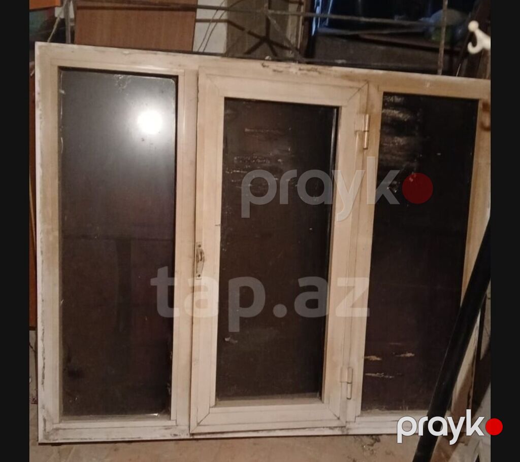 Alüminium pəncərə və dəmir barmaqlıq birlikdə satılır. Ölçülər — Pəncərələr, qapılar, balkonlar, Bakı (2)