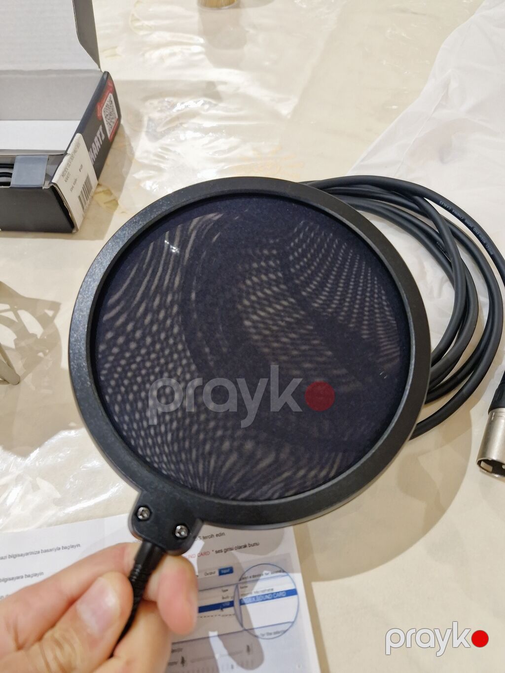Studyo səs yazısı dəsti Tərkib: - Midex CX1-C kondensator mikrofonu — Səs texnikası, Sumqayıt (7)