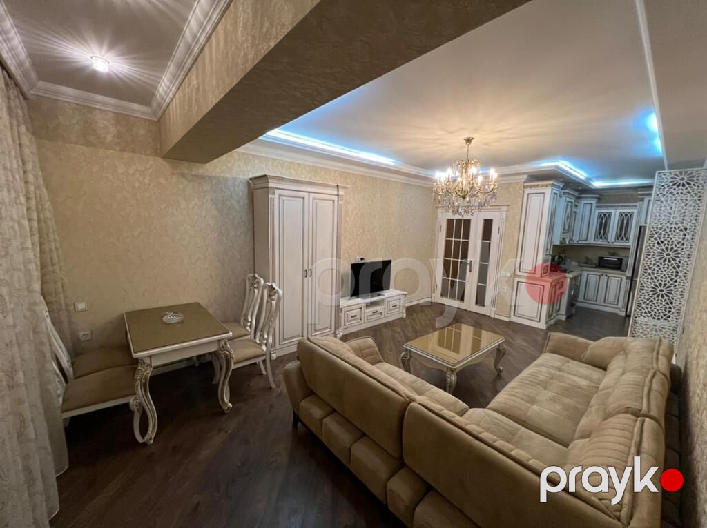 Premium dizaynlı mənzil – dəniz mənzərəli - Plan: geniş qonaq otağı — Mənzil, Bakı (2)