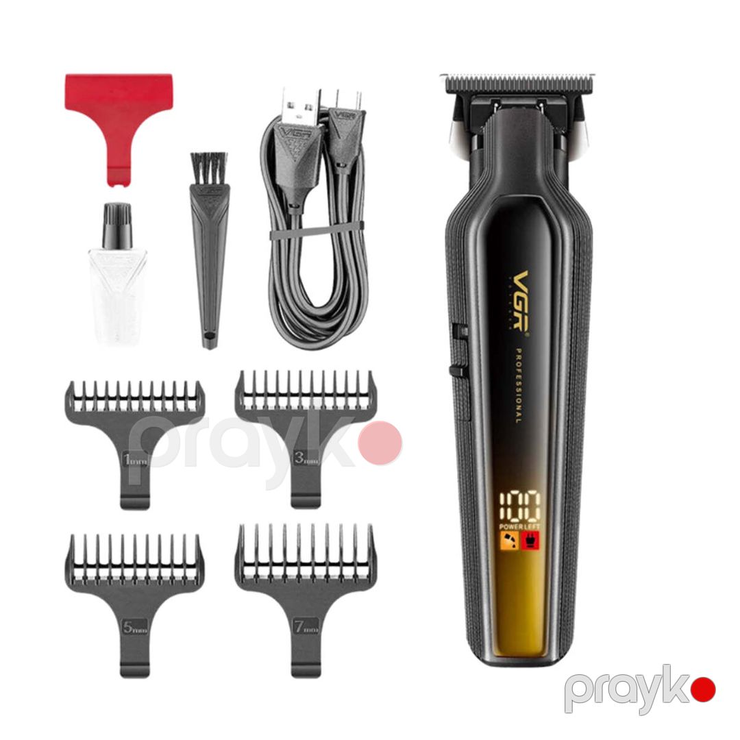 Trimmer "VGR 930" 2000MAH 360 Dəqiqə 7000RPM Cord/Cordless LED Displey Black — Gözəllik və səhiyyə, Bakı (5)