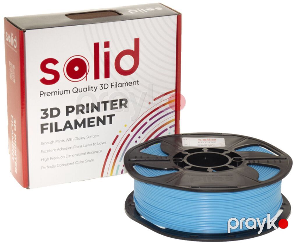 Solid Filament PLA Plus Açıq Mavi – 1 kq (1.75 mm) 3D basqılar üçün — Ofis malları, Bakı (3)