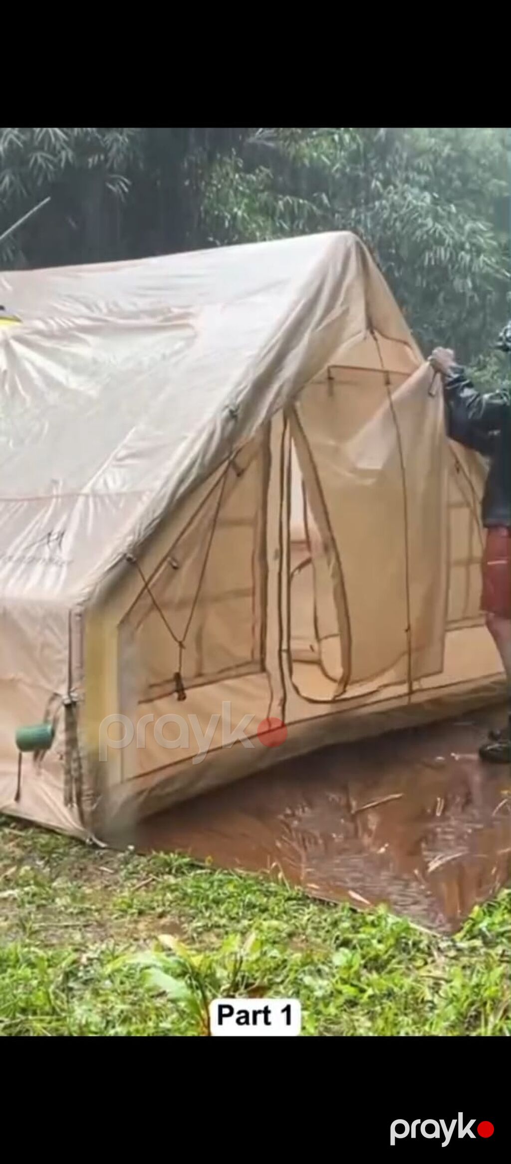 Şişmə karkaslı, tam suya davamlı kamp çadırı - Növ: şişmə dirəkli — Çadırlar, Bakı (9)