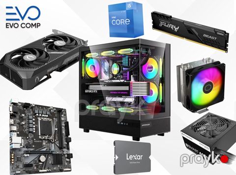 Gaming PC RTX 5050 8GB i5-12400F 16GB RAM 512GB SSD — Bakı