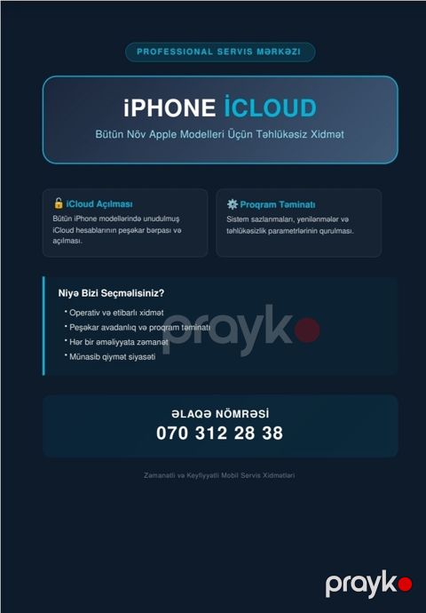 İPhone iCloud Kilidinin Açılması və Xidmətləri ​İPhone cihazınızda — Bakı
