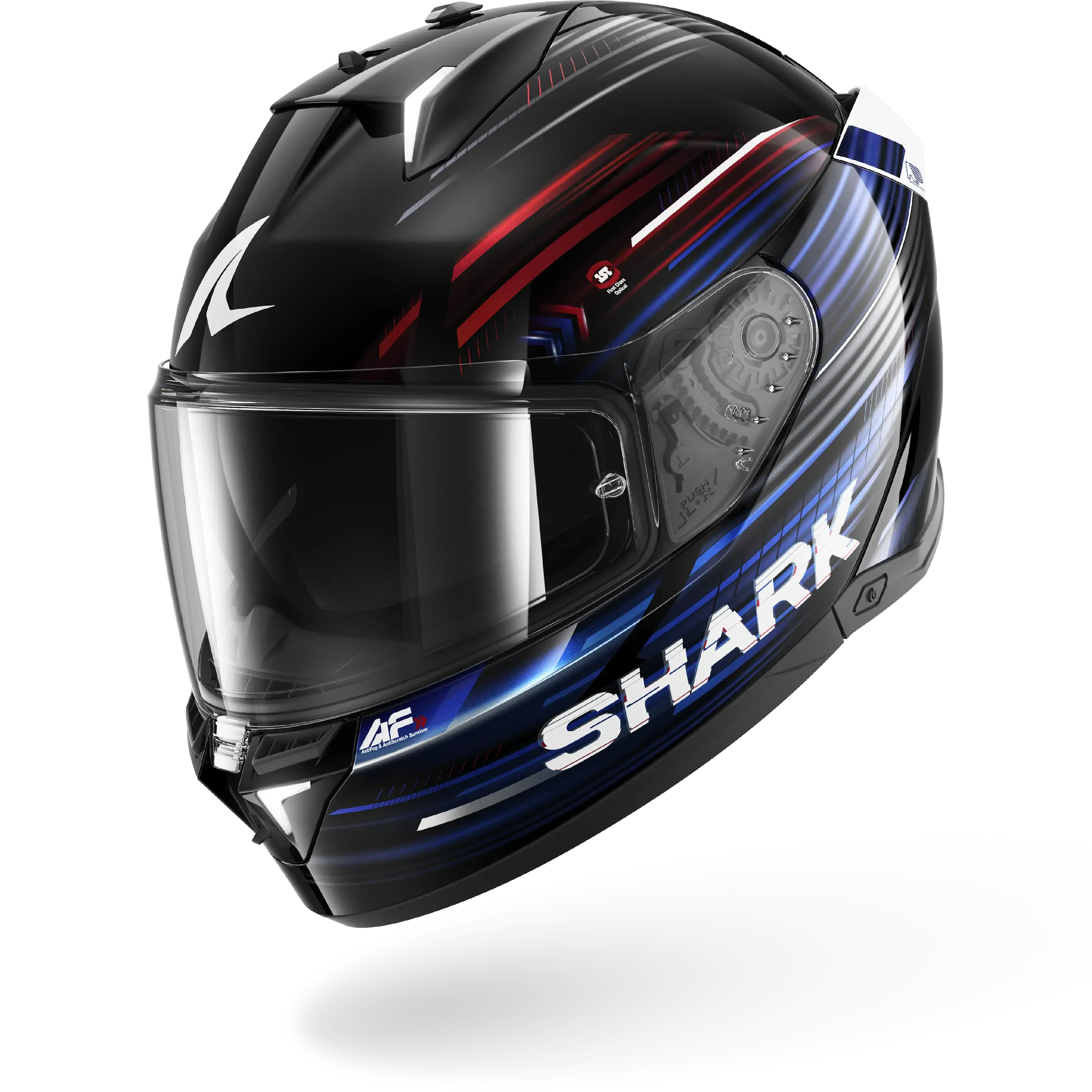Dəbilqə Shark Skwal i3 Lıght-blur Black Red Blue, XXL (HE0831EKRBXXL) — Bakı