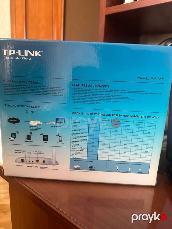 Modem "TP-Link" — Şəbəkə və server avadanlığı, Bakı (4)