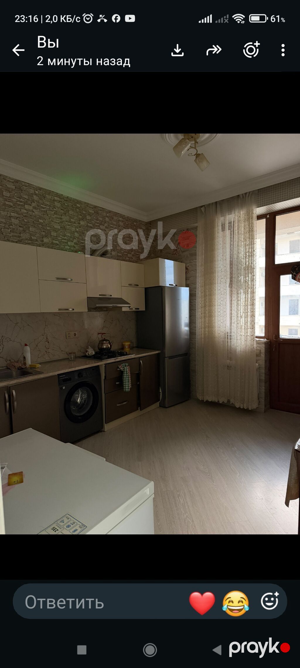 Kirayə verilir ünvan Nərimanov metrosu 1 böyük otaq — Mənzil, Bakı (7)