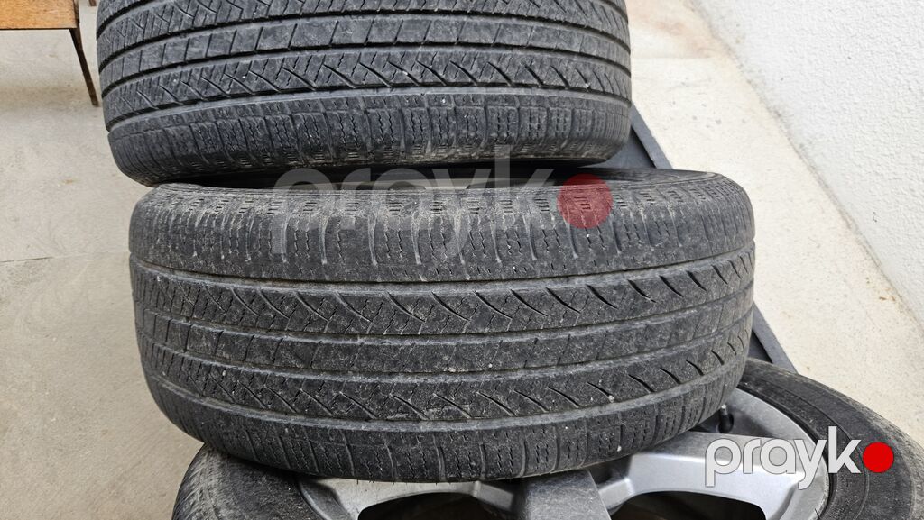 235 55 18 4 eded ideal tekerler disklerle birge 420 azn outlander r18 — Diskləri, Bakı (2)