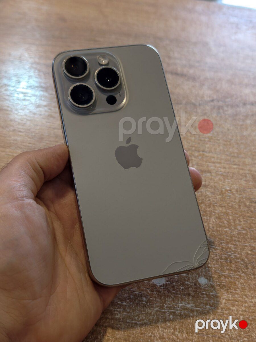 Apple iPhone 15 Pro Natural Titanium 128GB/8GB — Smartfonlar, Bakı (6)