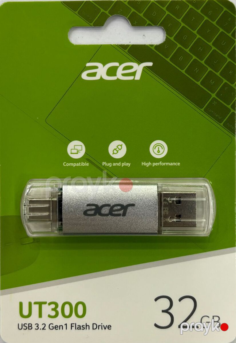 Flaş kart Acer UT300 3.2 Type-C 32GB — Periferik cihazlar, Bakı (2)