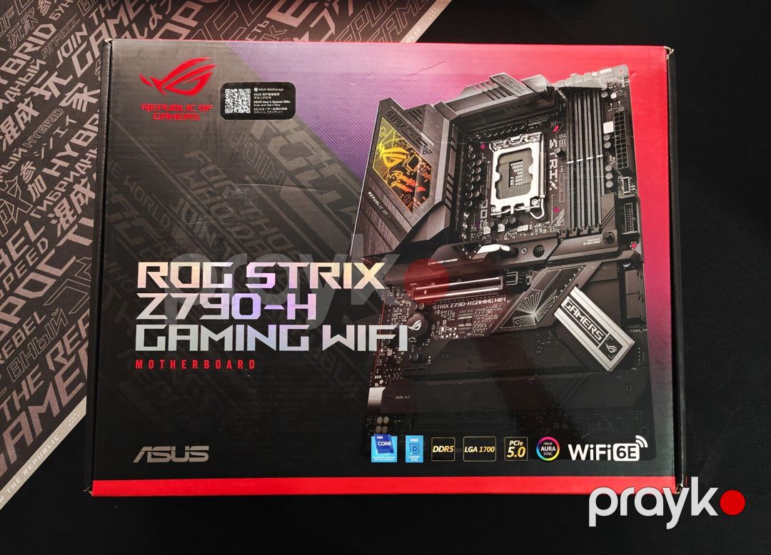 ASUS rog strıx Z790-H Gaming WiFi DDR5 — Kompüterlər və noutbuklar, Bakı (2)