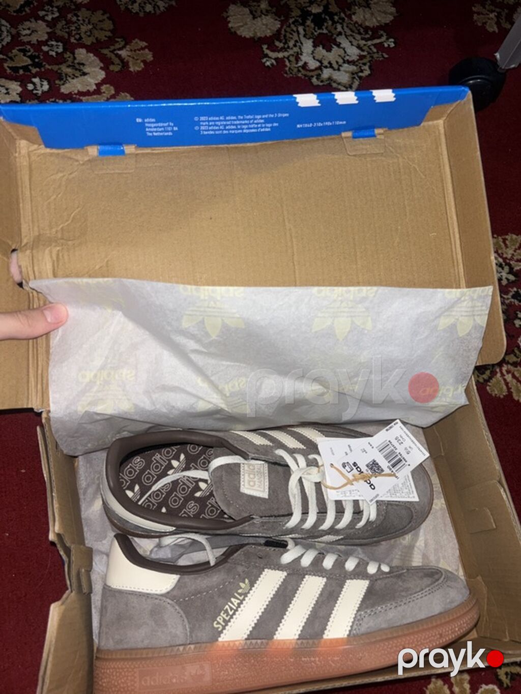 Adidas Originals Handball Spezial idman ayaqqabısı Real Alıcıya — Krossovkalar, Masazır (3)