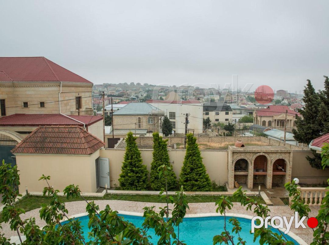 Satılır 7 otaqlı həyət evi/bağ evi 400 m² — Ev, villa, Bakı (4)