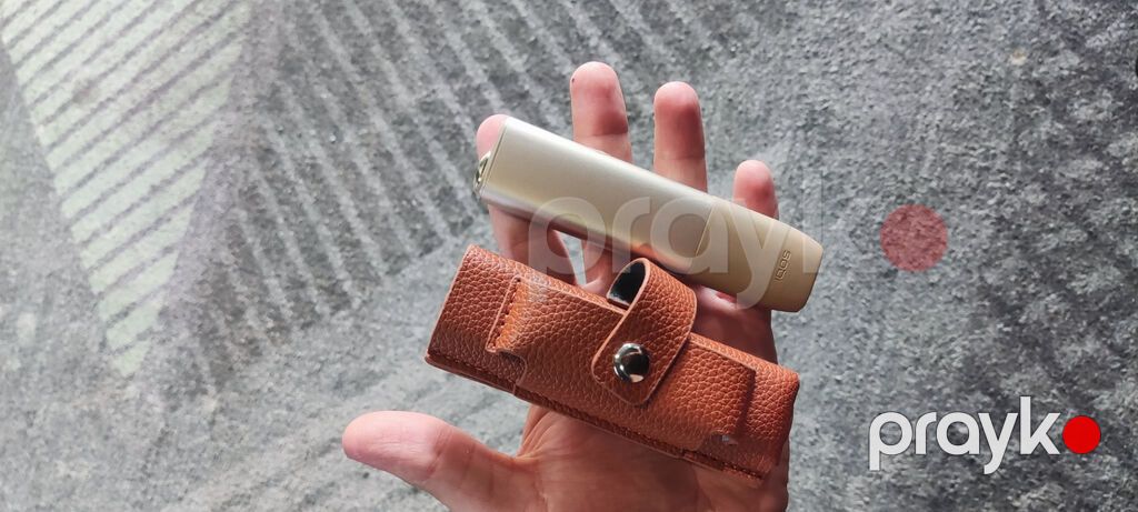Iqos cihazı satılır. - Model: Iqos (qızılı rəng) - Komplekt: dəri — Elektronik siqaretlər, Bakı (5)