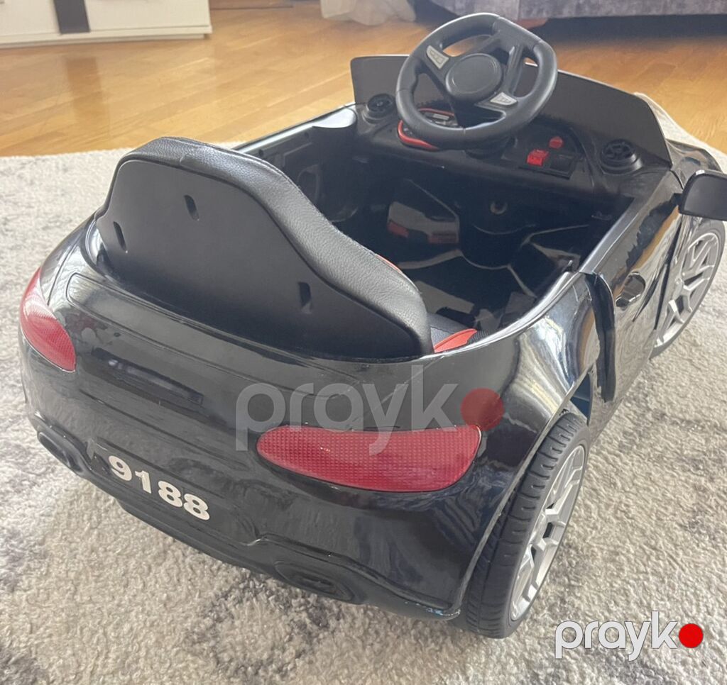 Uşaq üçün elektrikli maşın – model 9188 - Rəng: qara, idman üslublu — Uşaq avtomobilləri, Bakı (5)