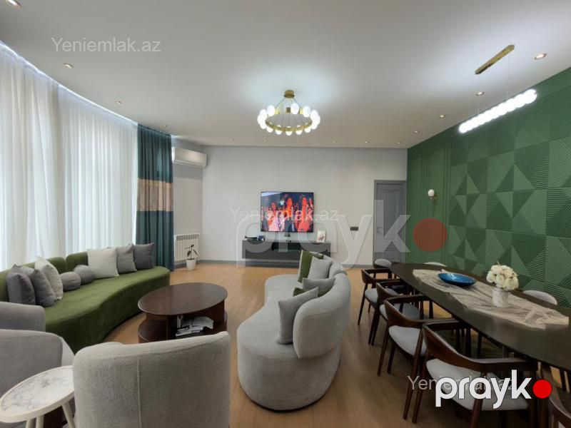 Satılır 3 otaqlı Bina evi menzil (Yeni tikili), 157 m², Xətai rayonu — Mənzil, Bakı (6)