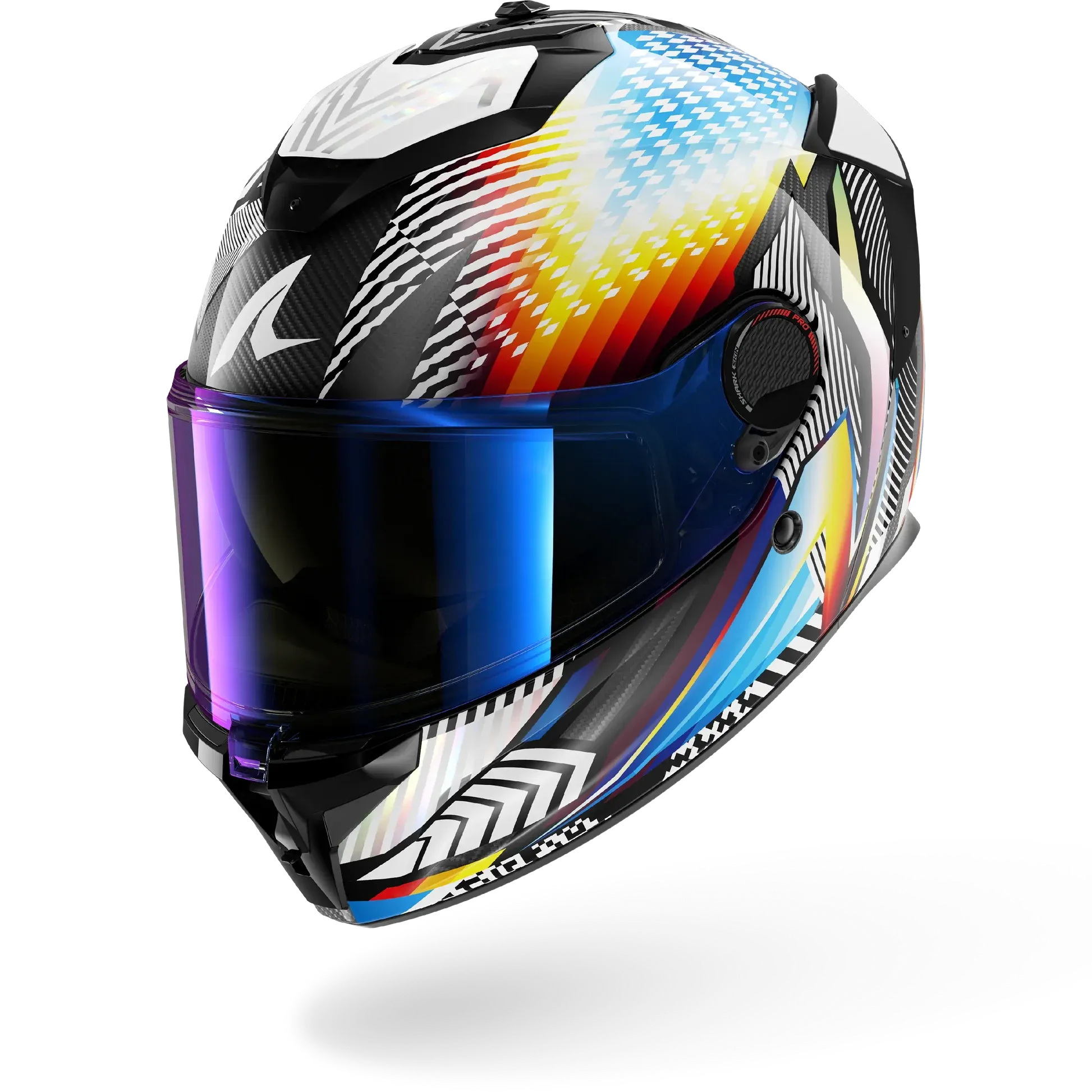 Dəbilqə Shark Spartan GT PRO Carbon Sthyr Carbon White Chrom, XXL (HE1308EDWUXXL) — Bakı