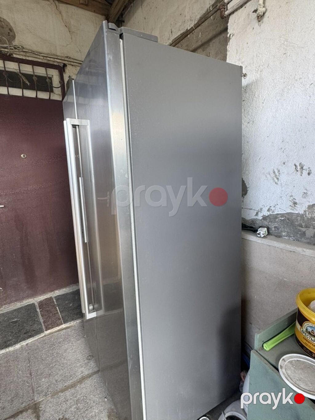 Siemens Side-by-Side soyuducu - Paslanmaz polad korpus, ikiqat dik — Soyuducular, Masazır (8)