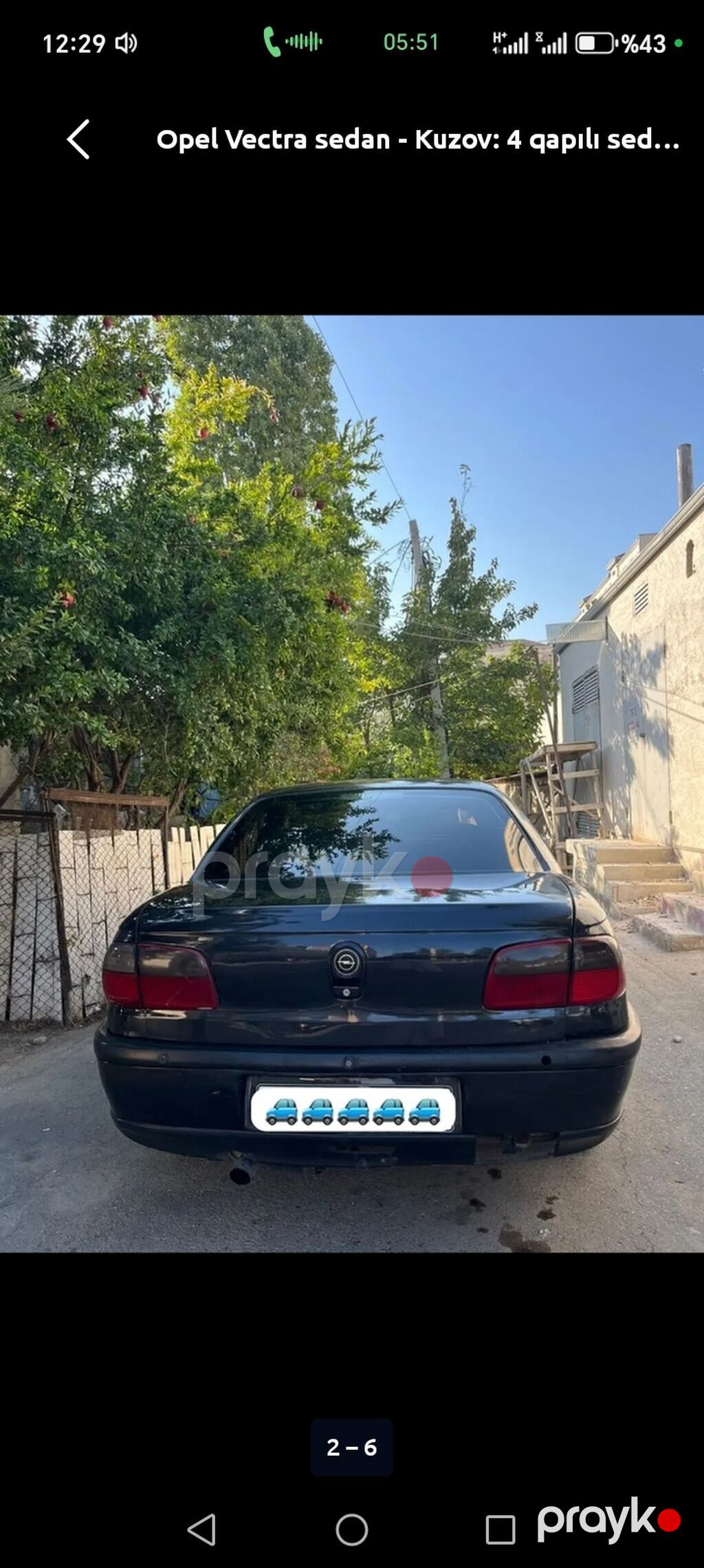 Opel Omega: 0.2 l 1998 il 35000 km Sedan — Avtomobillər, Qazax (5)