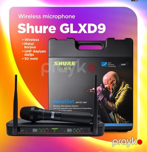 Wireless Mikrofon Shute GLXD9 — Bakı