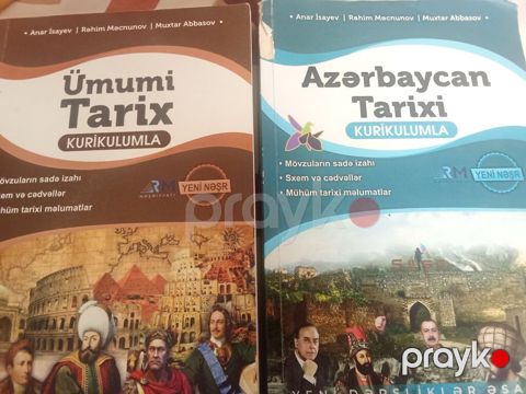 1-i 6 AZN Məhsul: Tarix üzrə iki dərs vəsaiti (RM Nəşriyyatı, “Yeni — Mehdiabad