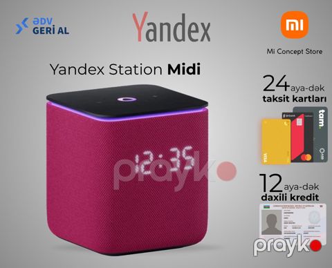 Ağıllı dinamik Yandex Station Midi Pink — Bakı